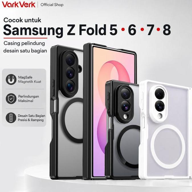[CUCI GUDANG] VarkVerk(08)Casing untuk Samsung Galaxy Z Fold 5/6/7/8/8 Ultra Magsafe Premium Tahan B