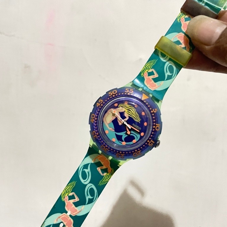 jam tangan Swatch scuba vintage