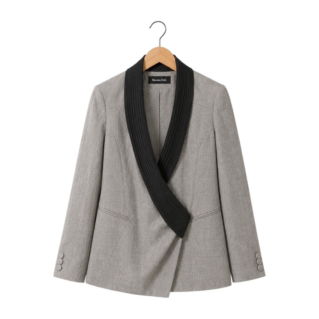 (S) Linen Sport Blazer Massimo Dutti