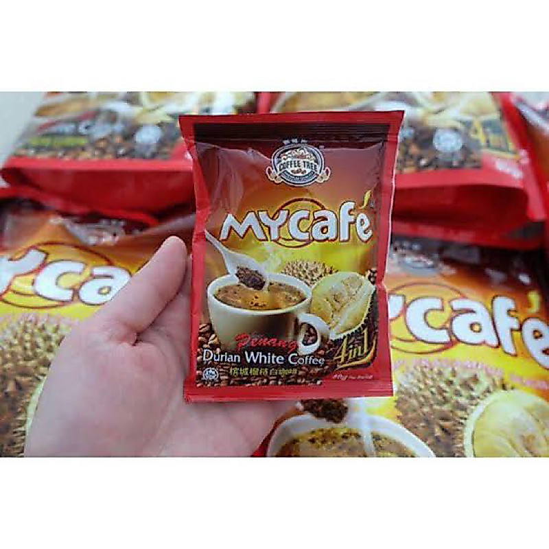 My Cafe Coffee Tree Penang Kopi Durian Whife Coffee Sachet Ecer