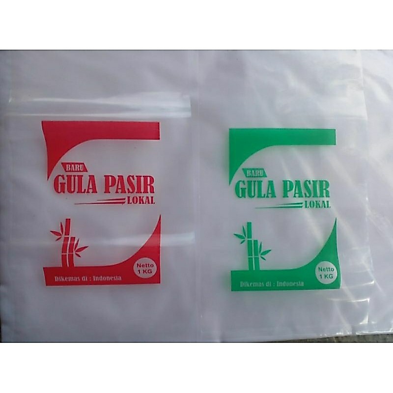 kemasan gula pasir 1 kg ( 1000 g) & (500g)