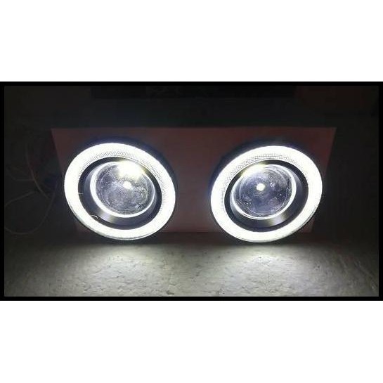 HOT DEAL LAMPU FOGLAMP FOG LAMP PROJECTOR ANGEL EYES SUPER LAMP 