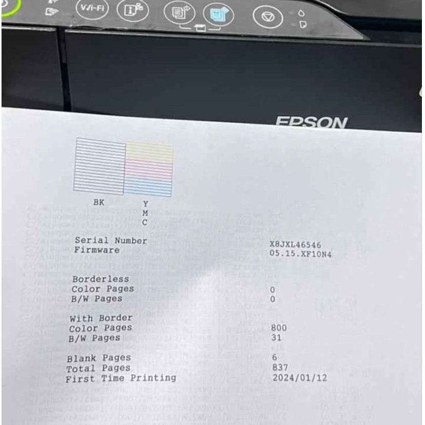 printer epson L3250 wifi siap pakai