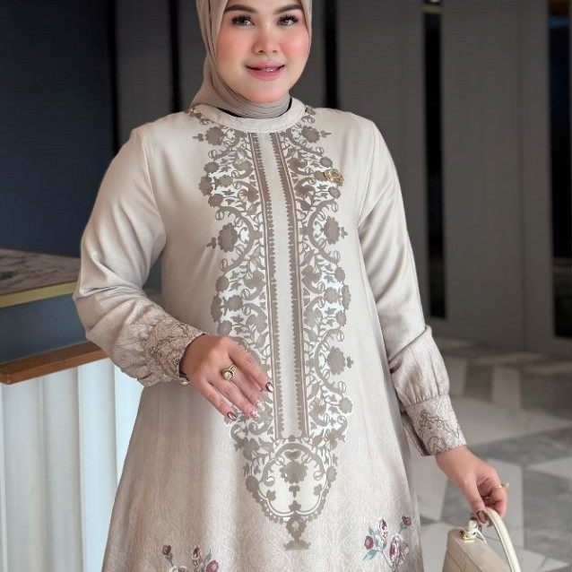 Kamila dress berbahan shiffon cheryy premium
