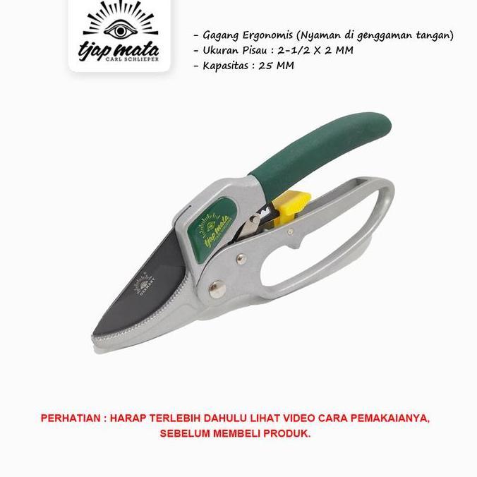 Tjap Mata / Cap Mata Gunting Dahan Model Ratchet Jls 8001