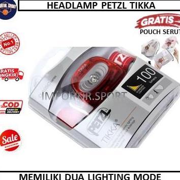 Headlamp Petzl Tikka Classic 100 Lumens - Headlamp Camping - Headlamp