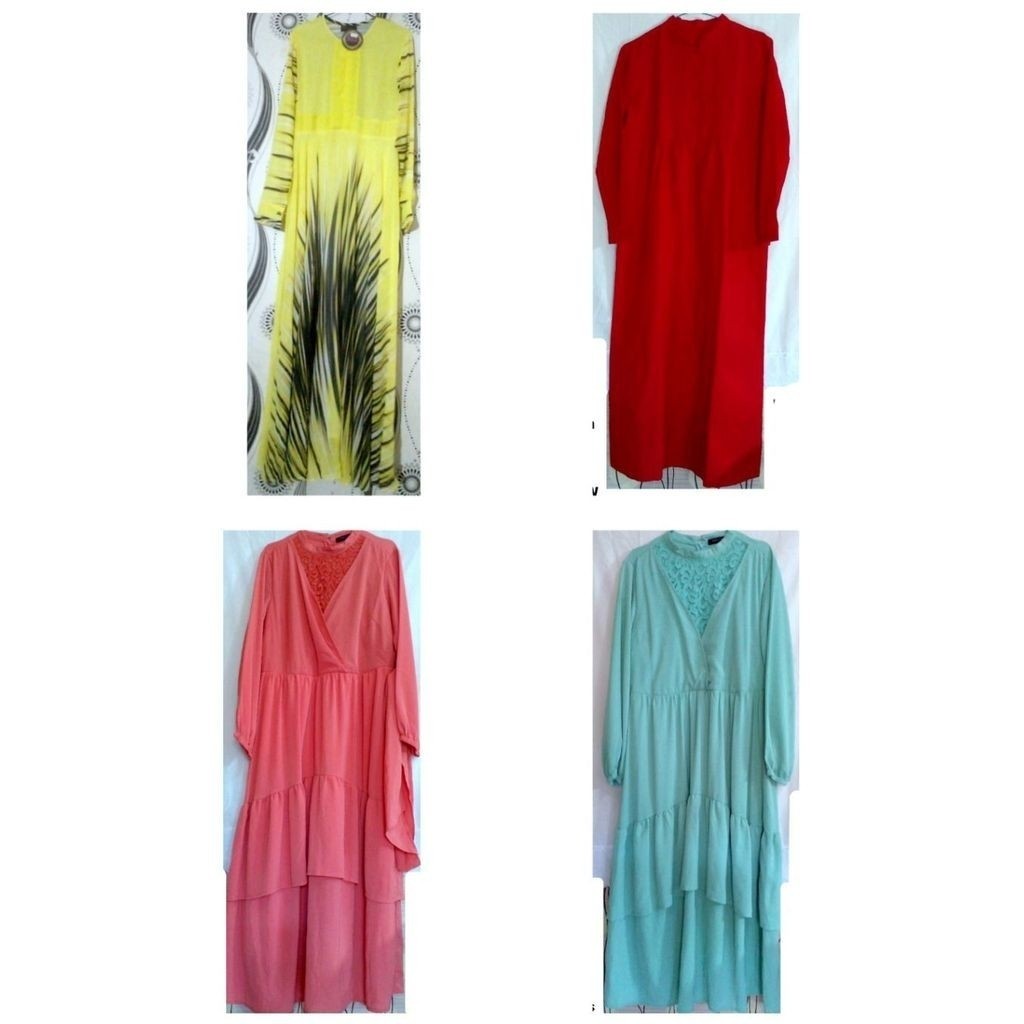 Gamis hijab muslim Baru /PL Like New barang Branded