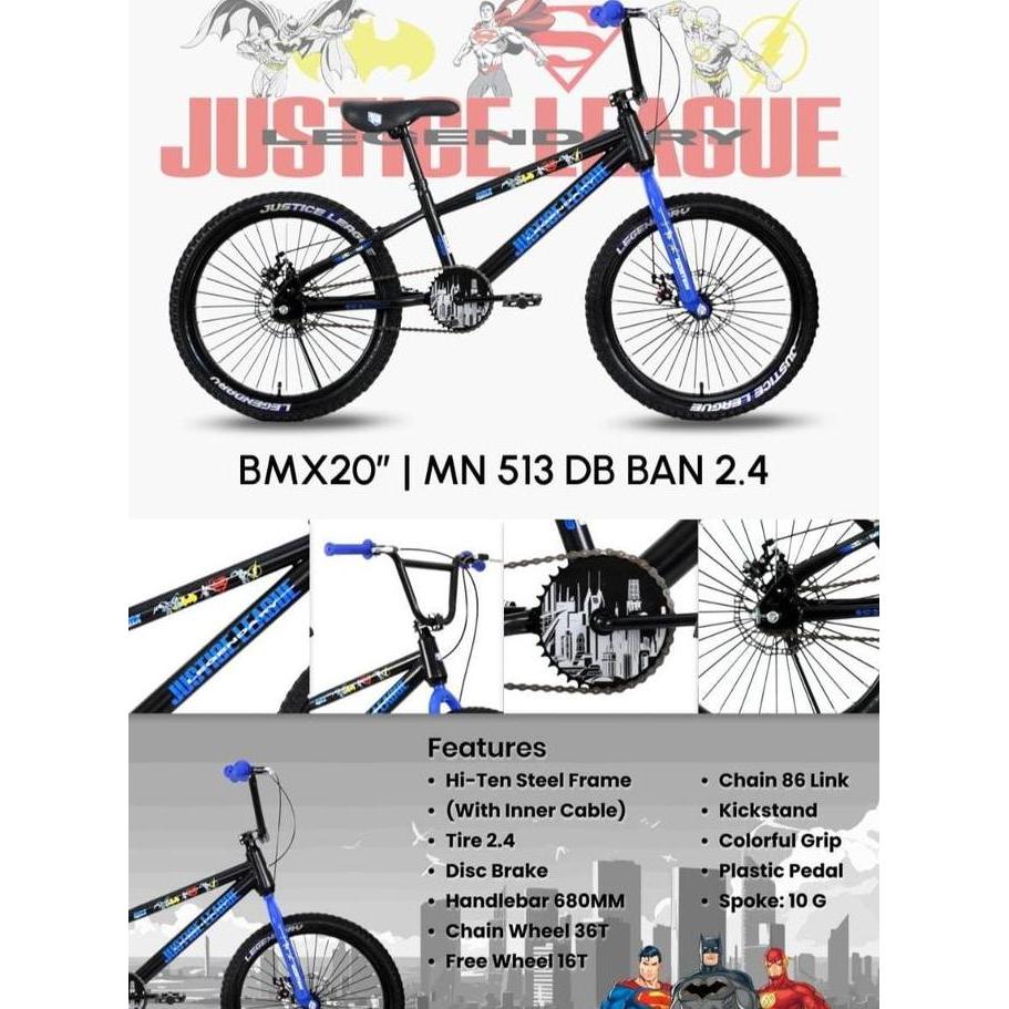 Sepeda Mortein Bmx 20 Mn 2.0 Sepeda Roda Dua Sepeda Keren Hi-Ten Steel Frame 20 Free Wheel Sprocket 