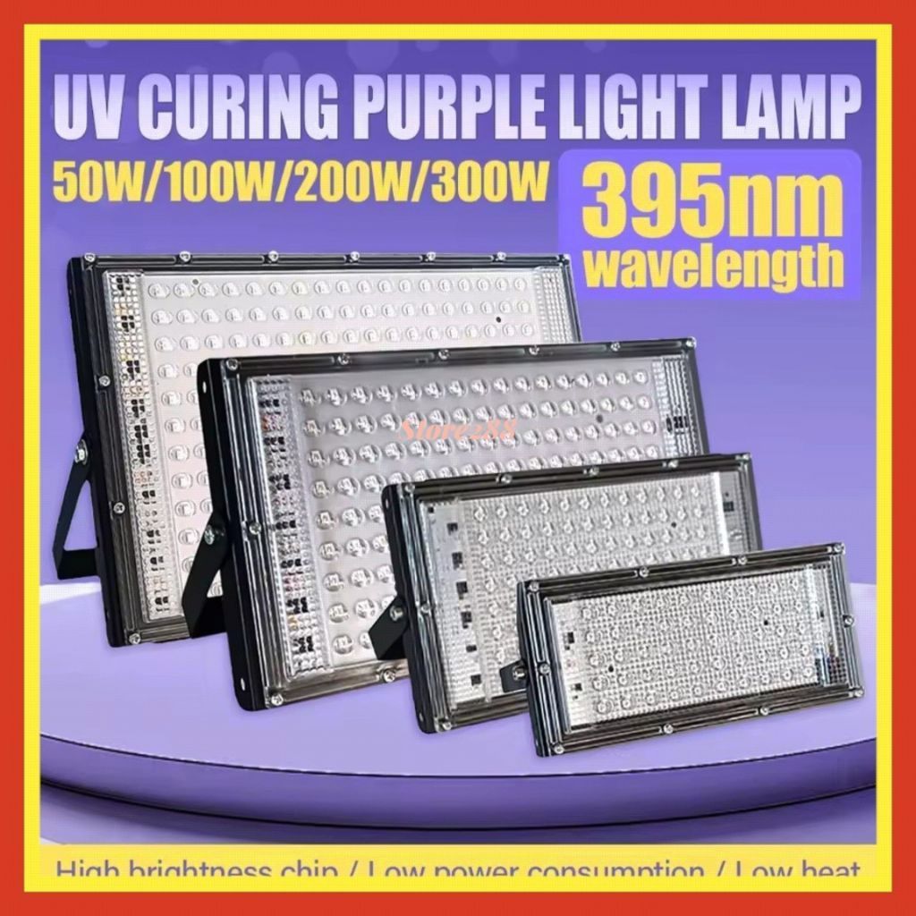 TERBARU  PHLOX - Lampu Ultraviolet UV Sorot Dekorasi Glow in The Dark 395nm 400nm Led Floodlight