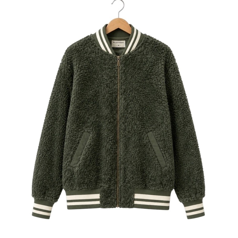 (M) Bomber Jacket Fuzzy Converse