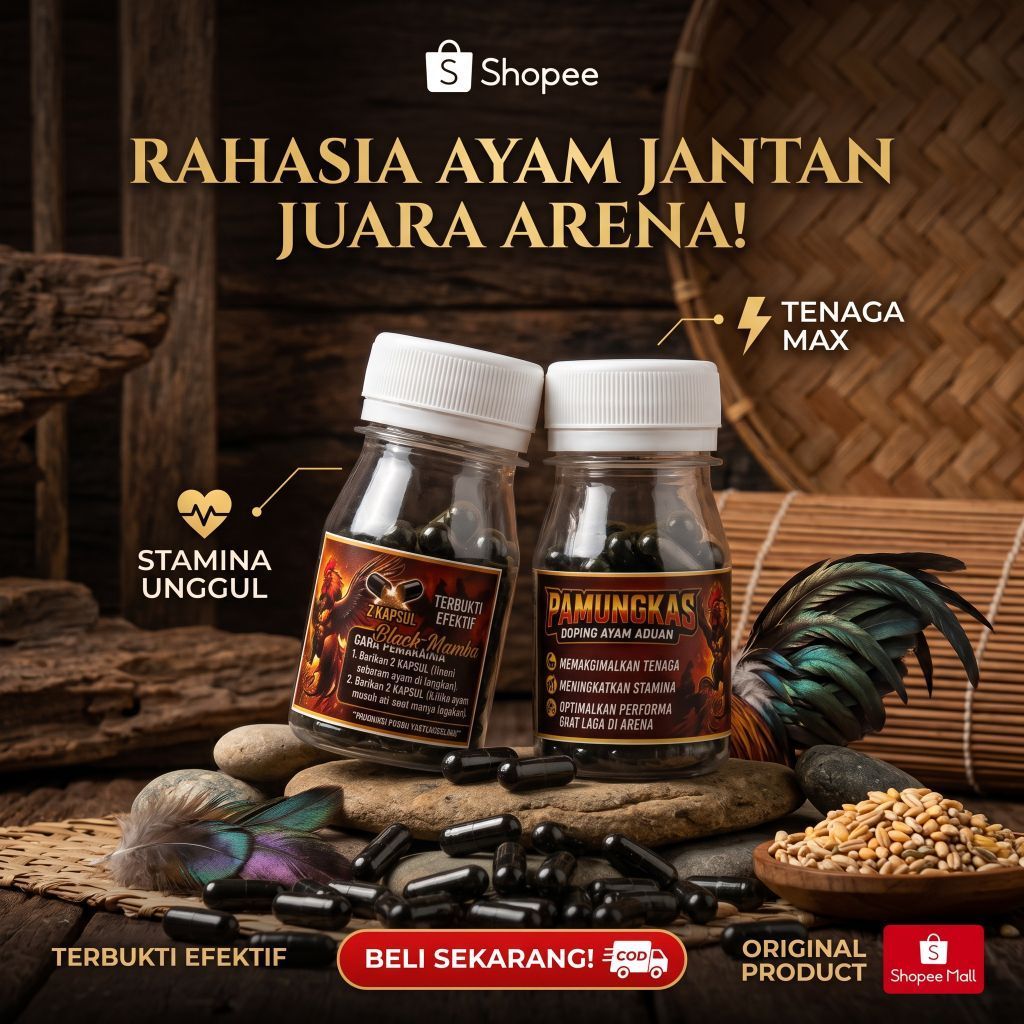 Doping PAMUNGKAS ,Doping Ayam Aduan Doping Ayam Laga Penambah Stamina Ayam kapsul