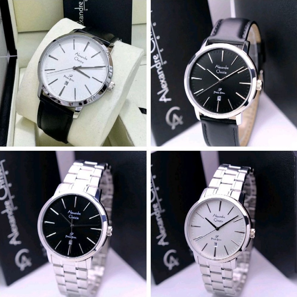 AC1028JAM TANGAN PRIA ALEXANDRE CHRISTIE 1028/ AC1028/ AC1028 RANTAI ORIGINAL