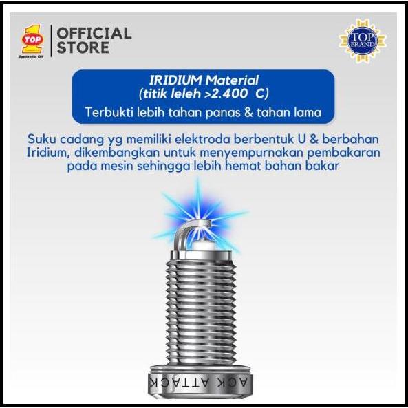 BEST DEAL BUSI DOUBLE IRIDIUM YAMAHA SCORPIO, SCORPIO Z ASLI DURATION TOP1 
