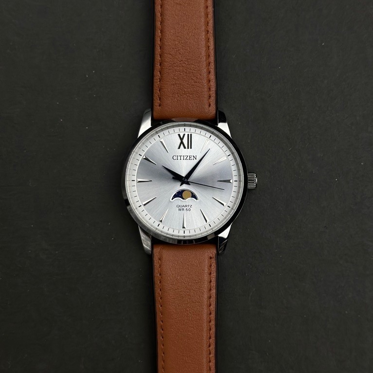 jam tangan citizen moonphase quartz original