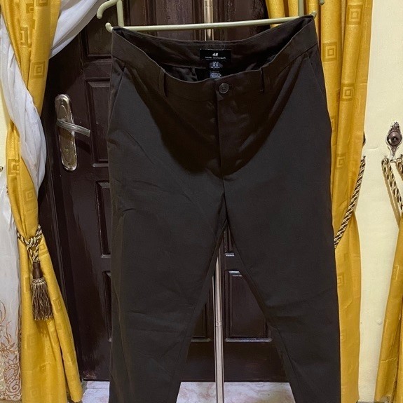 preloved PL Celana Kerja Coklat Tua Wanita