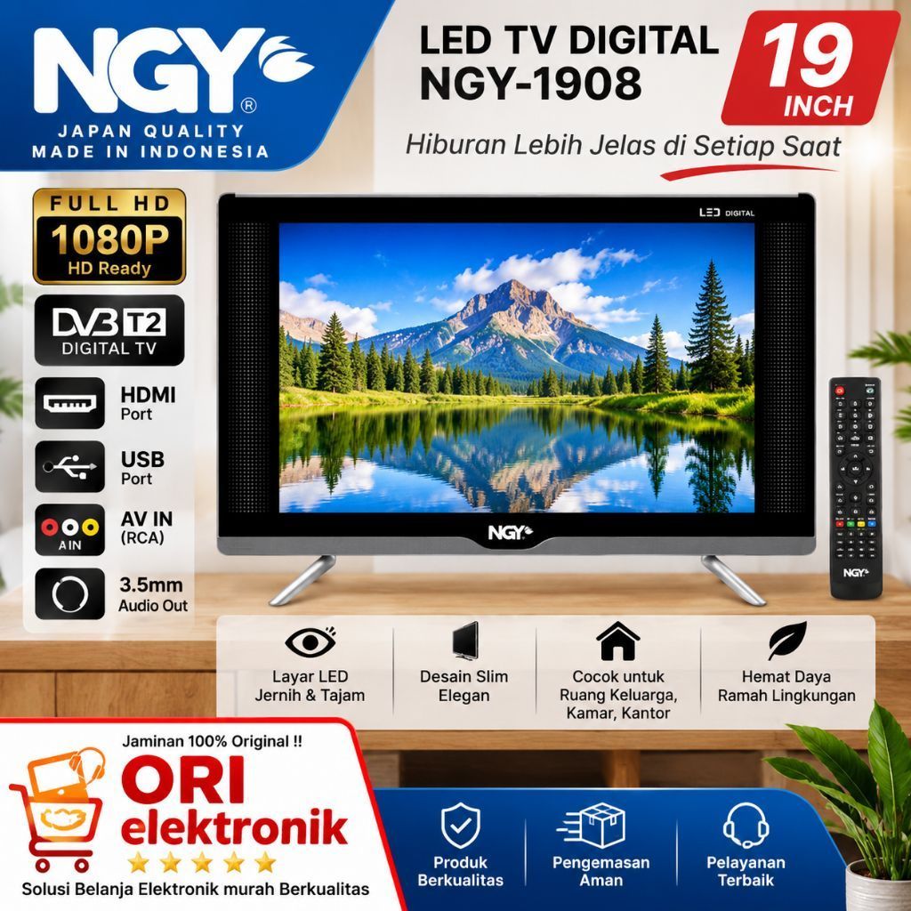 NAGOYA DIGITAL LED TV 19 INCH NGY-1908