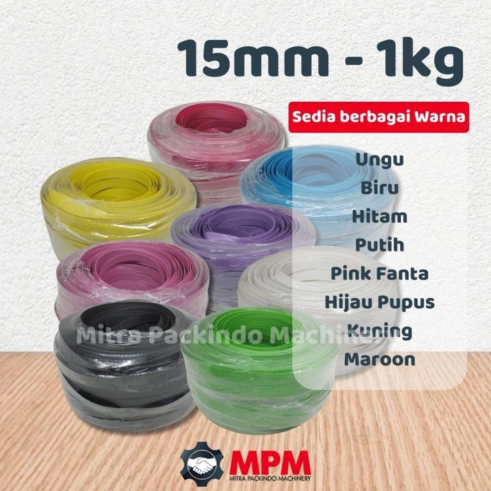 Bahan Kerajinan Tas Anyaman 15 mm / Tali Gebang Peti Strapping 15mm 1 Kg