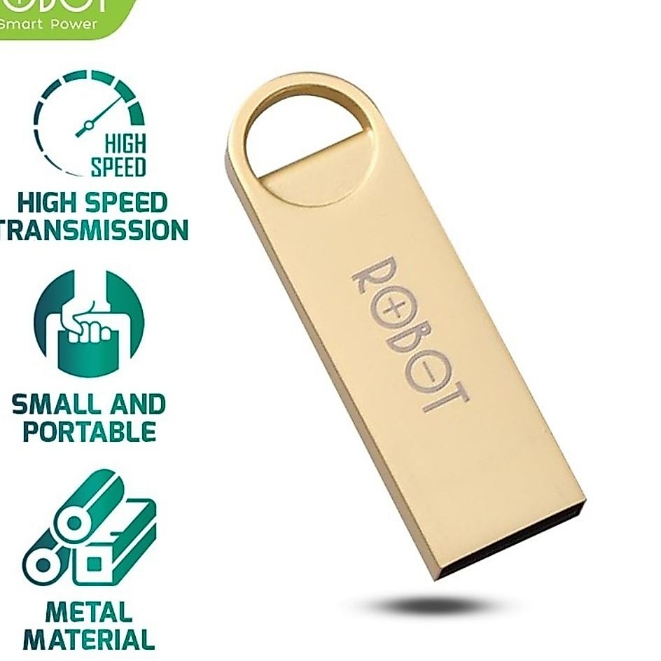 Flashdisk Robot RF308 (16GB-512GB) - GOLD