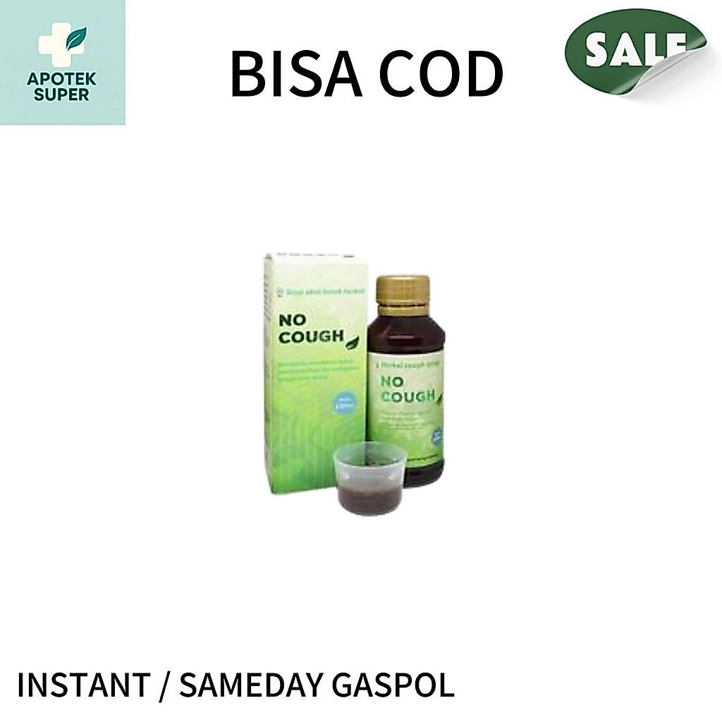 NO COUGH 120ML Sirup Obat Batuk Herbal NO COUGH 120ml Herbal Cough Syrup