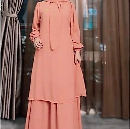 Dres Maxy Gamis Pengajian Model Malaysia Jumbo Warna Salem Original Kekinian M L XL XXL XXXL 2XL 3XL