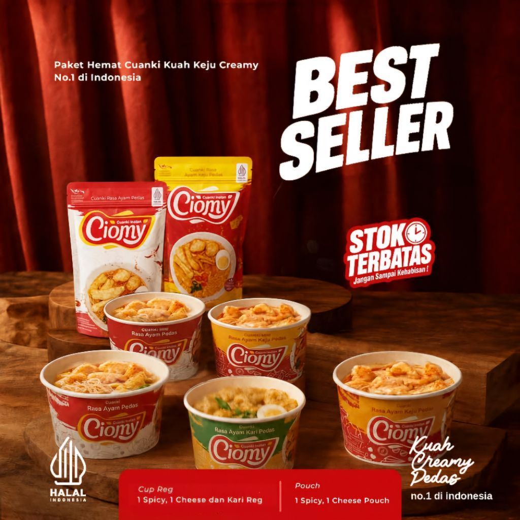 CIOMY - [Ready Stock] Cuanki Instan Mix Varian Cup Reg & Pouch