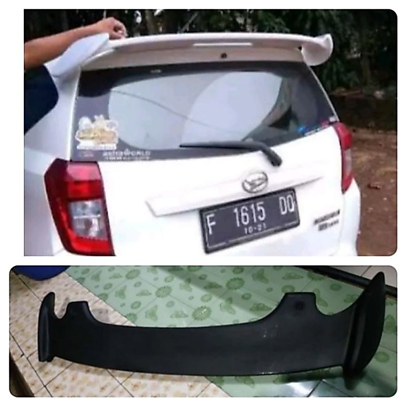 spoiler calya Sigra model sporty tahun 2015 sampai 2020