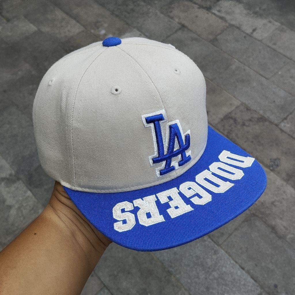 Topi anak snapback LA DODGERS ML8 Original