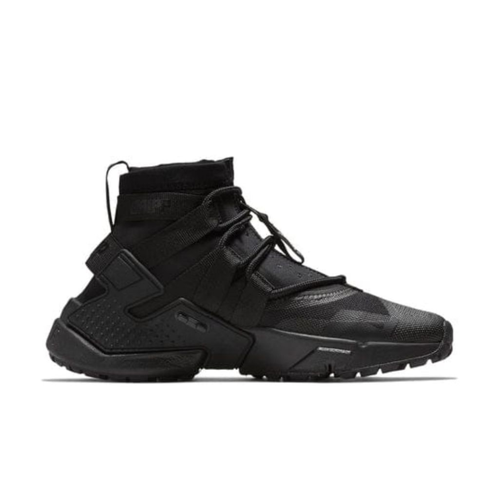 Sepatu Nike Huarache Grip Mid Black Original Guarantee