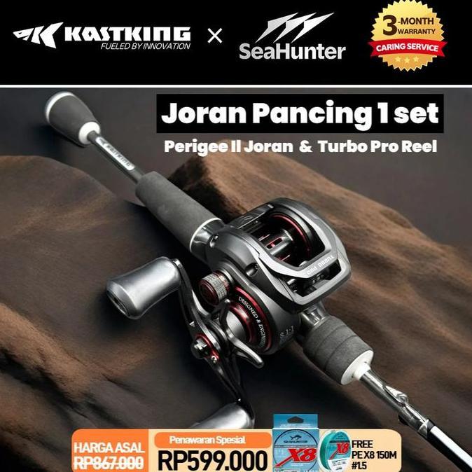 [OFFICIAL] SeaHunter x KASTKING Joran Pancing 1 Set = Perigee II Joran UL Power Rod +Turbo Pro 8.1:1