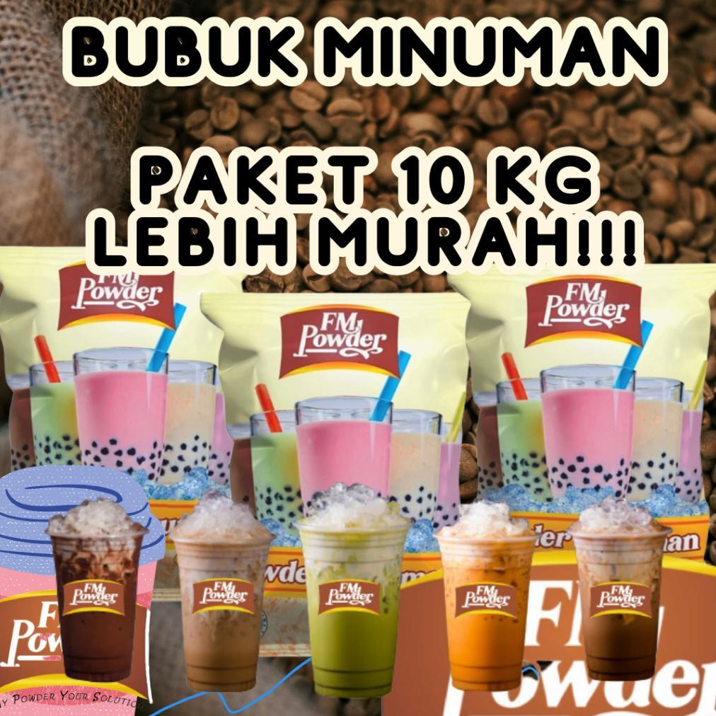 BUBUK MINUMAN PREMIUM FM POWDER PAKET 10 KG BUBUK MINUMAN BUBUK MINUMAN RASA BUBUK MINUMAN BOBA BUBU