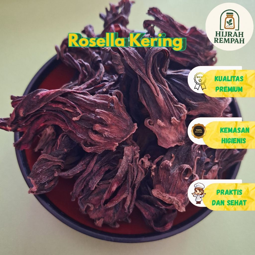 Rosella Kering 50gr / Teh Bunga Rosella / Rosella Tea