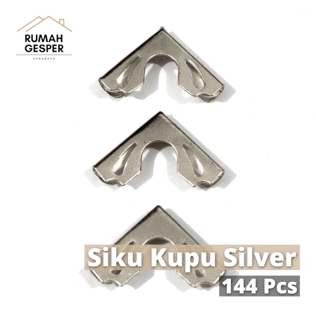(144 PCS / 1 GROSS) SIKU KUPU SIKU BUKU YASIN BUKU WISUDA SUDUT SILVER NICKEL NIKEL