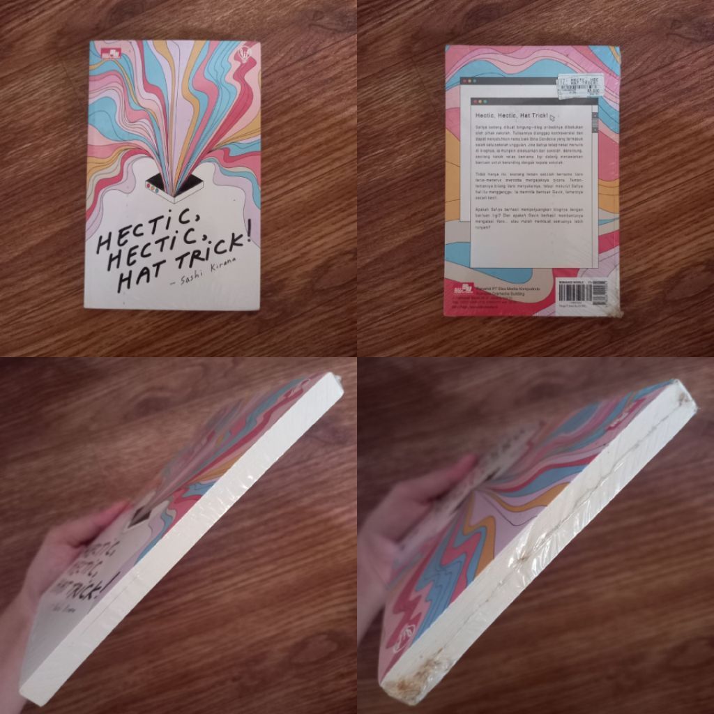 novel hectic, hectic, hat trick by sashi kirana (sealed)