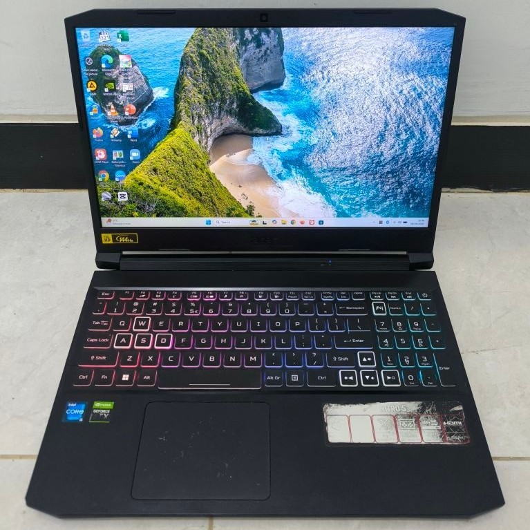 Acer Nitro 5 AN515 57 Core i5 11400H RTX 3050 RAM 8GB SSD 512GB