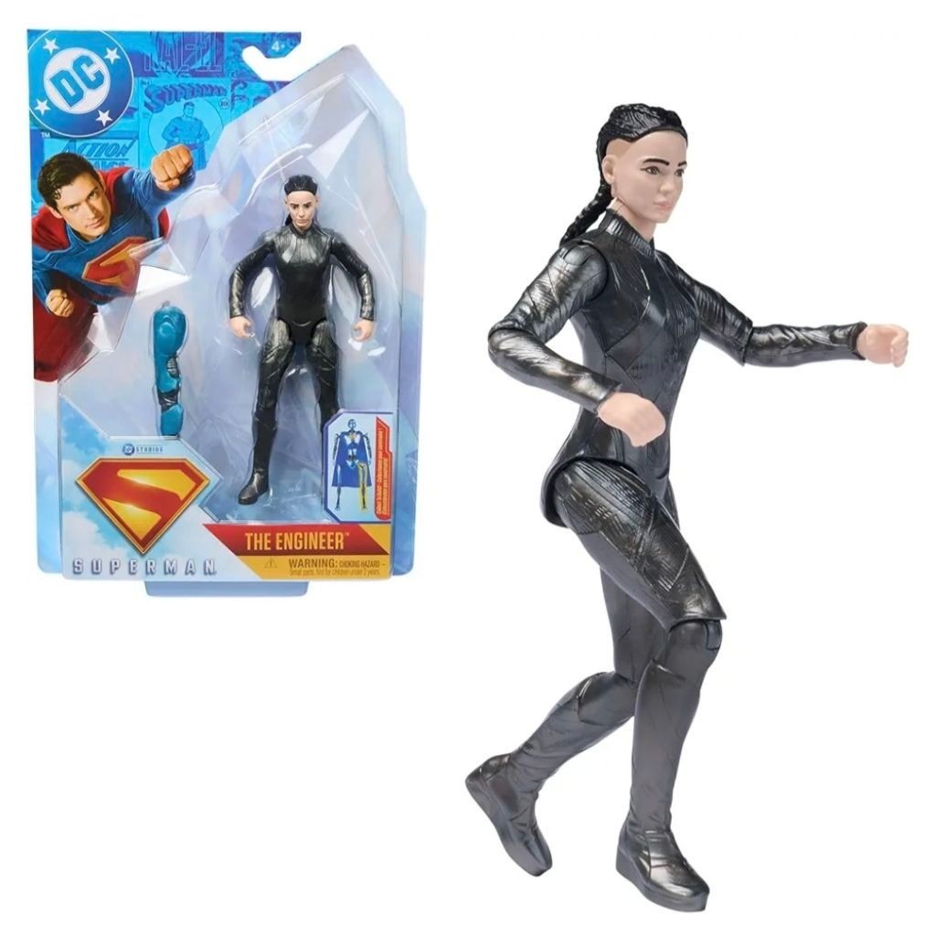 DC COMICS SUPERMAN THE ENGINEER ACTION FIGURE DC SUPERMAN MAINAN KOLEKSI ANAK ORIGINAL
