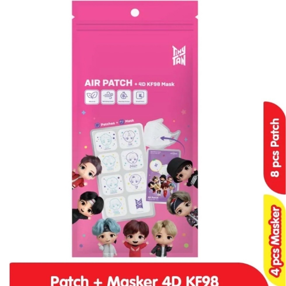 Alfamart TinyTAN Masker Dewasa 4D KF98 + 8