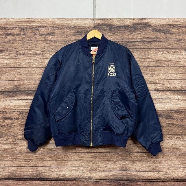 suntory “coffee boss” bomber jacket #AGJK48
