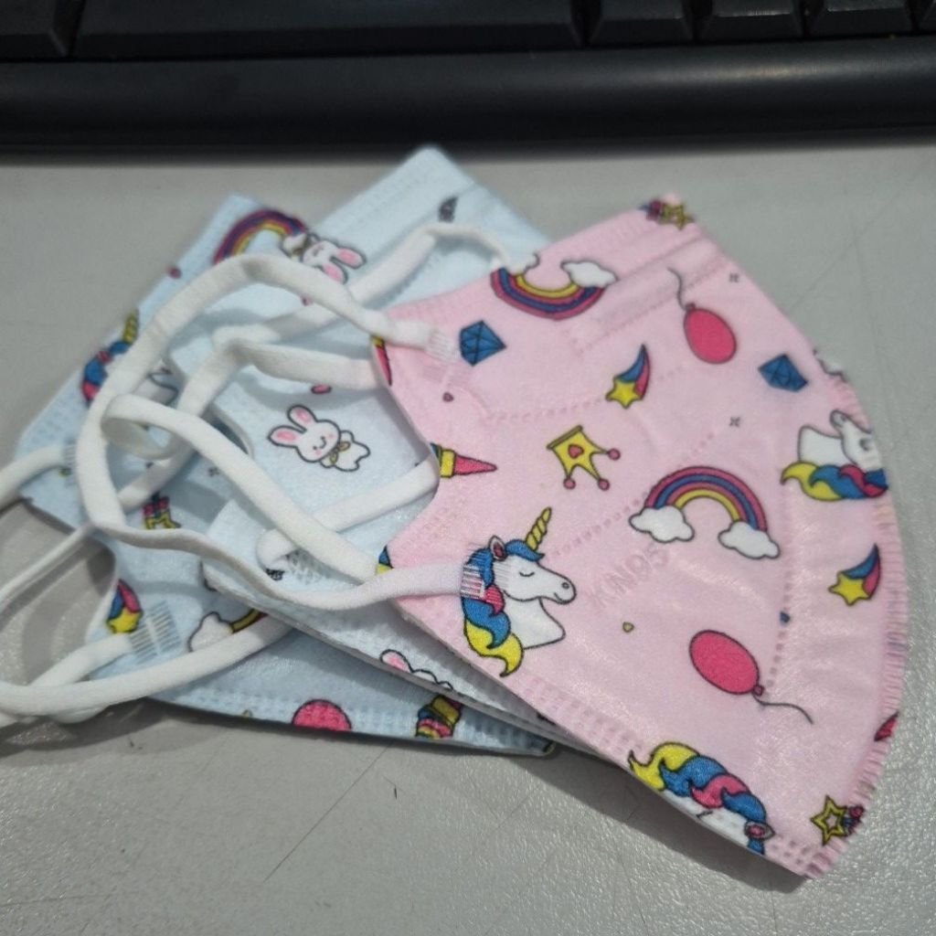 Masker KN95 Anak Motif