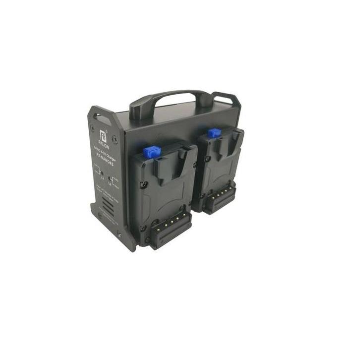 FXLION Nano 4S Charger V-Mount Mini 4 Channels - charger batre vmount