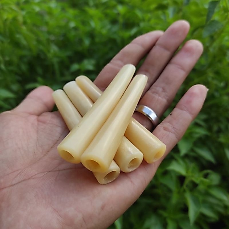 once pipa pipo tulang sapi bulat pucuk minimalis mirip gading
