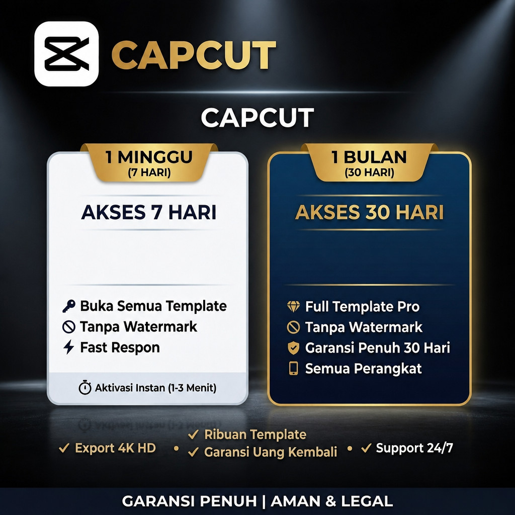 TEMPLATE CapCut Profesional Terbaik - CapCut Template Terbaru