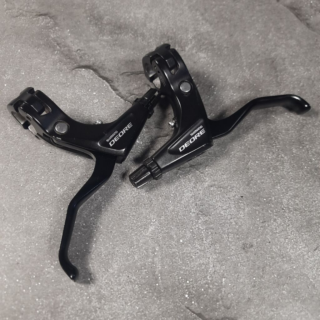 Shimano Deore Brake Lever BL-T610 Pair For V Brake - Tuas Rem Shimano Deore T610 Untuk V-Brake Sepas