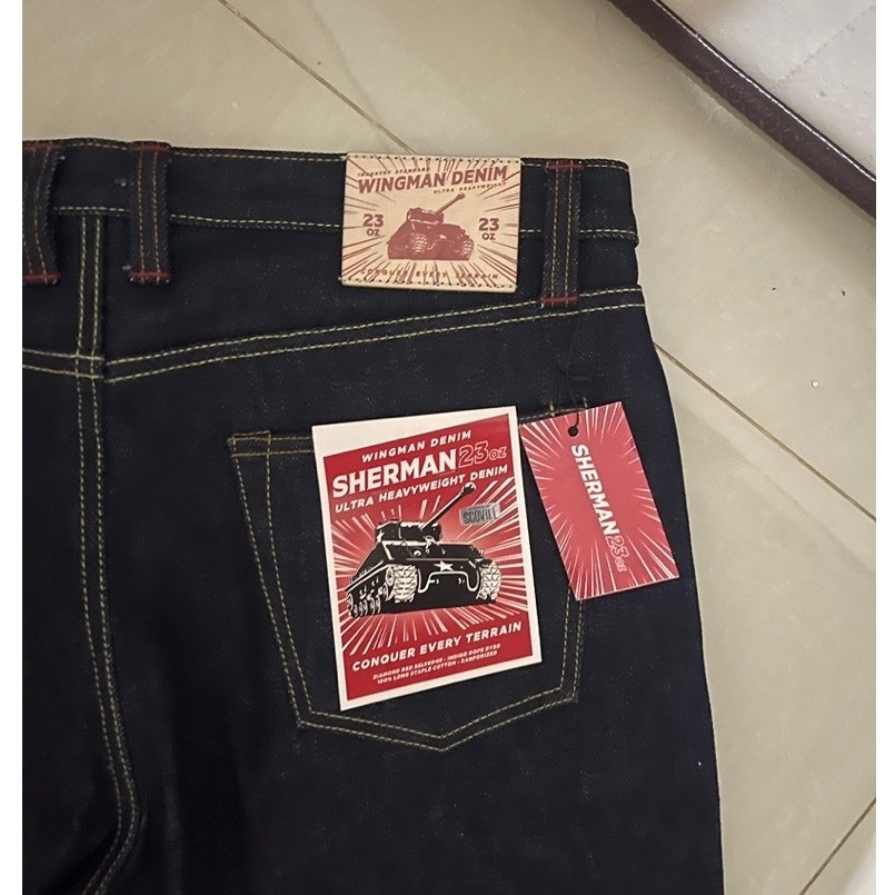 Wingman Denim - Sherman 23 Oz Selvedge Cotton