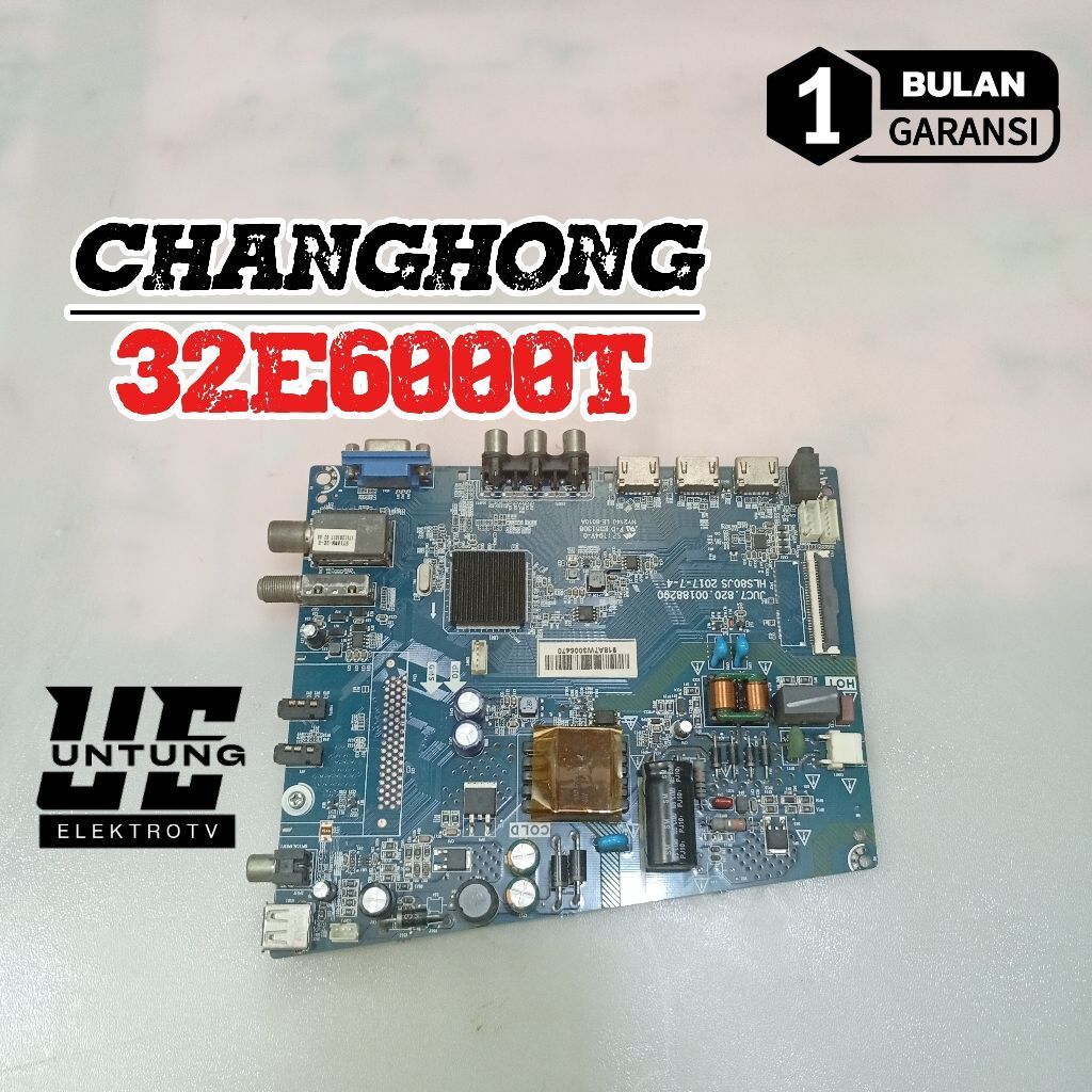 MAINBOARD TV CHANGHONG 32E6000T MOTHERBOARD-MOBO-MB-MODUL MESIN TV CHANGHONG 32E6000T