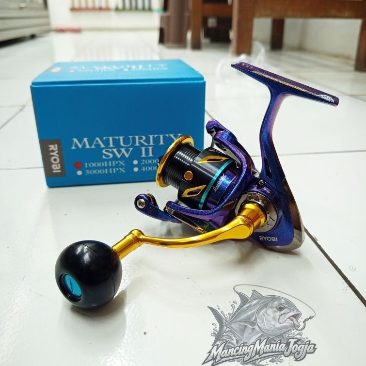 Reel Ryobi Maturity SWII 1000 2000 3000 4000 5000 6000 8000 HPX ril Gulungan pancing spinning jiggin