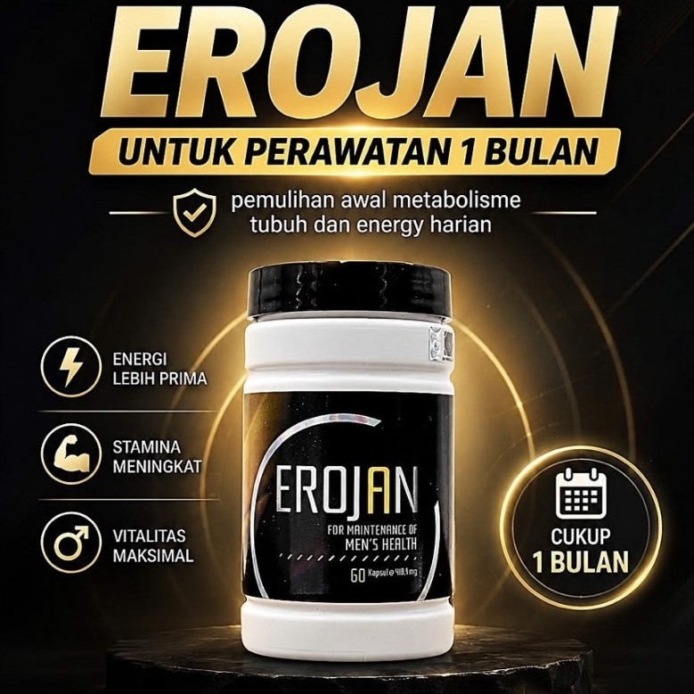 EROJAN SUPLEMEN KESEHATAN PENAMBAH STAMINA PRIA HALAL & BPOM