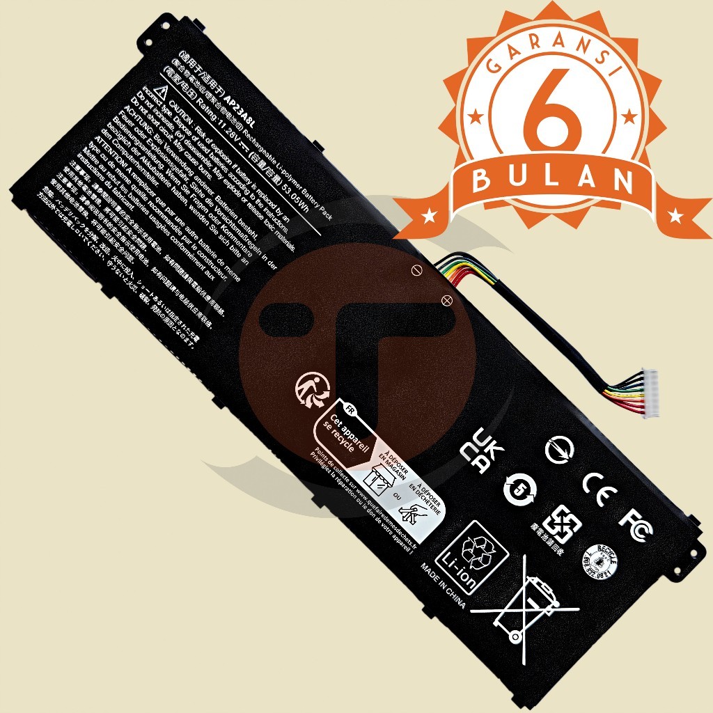 Baterai Untuk Acer Aspire Go 15 AG15-31P AG15-51P Aspire 3 A315-24P A317-55P Extensa 15 EX215-23 Asp
