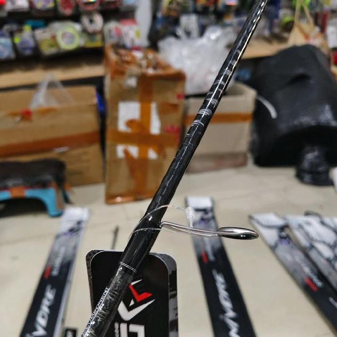 Joran Daido Carnivore 662 198Cm Spinning Ata Bc Baitcasting Hollow Carbon Gagang Kayu