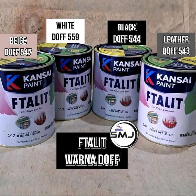 Ftalit Dof 1Kg Ftalit White Doff 559 Black Doff 544 Leather Doff 543 Beige Doff 547 Ftalit Putih Dof
