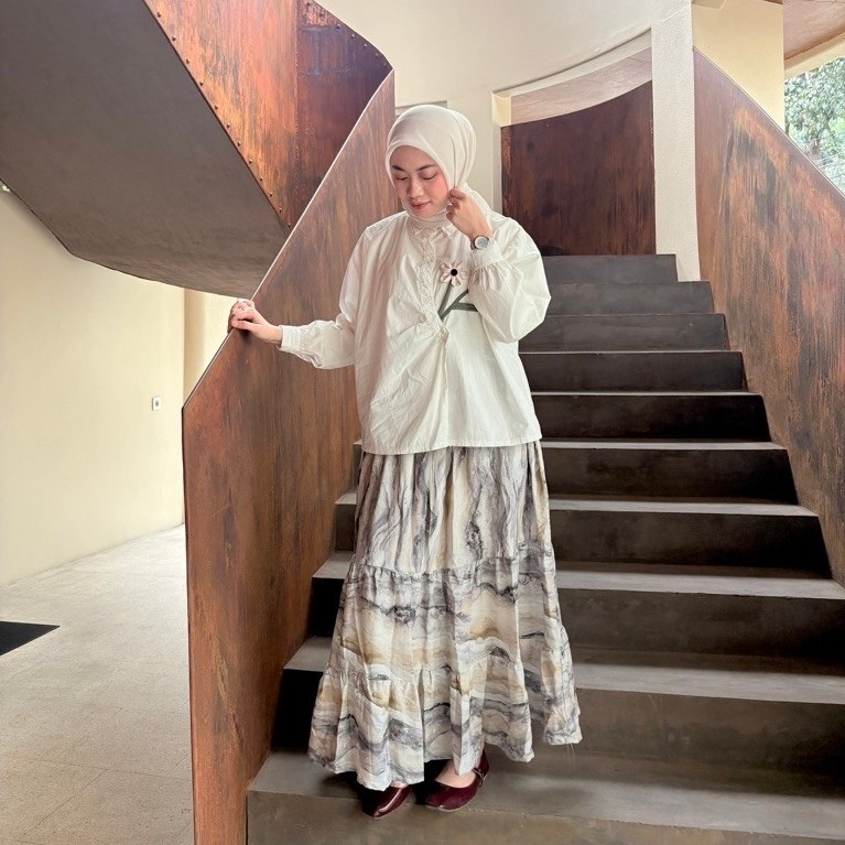 HATA | ROK MARBLE / MARBLE SKIRT HATA FASHION